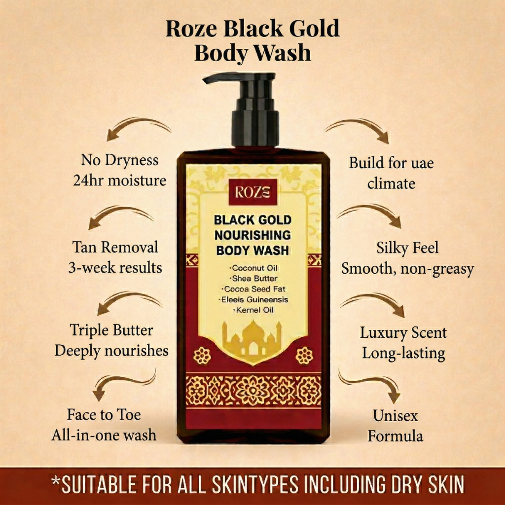 Roze Black Gold Body wash