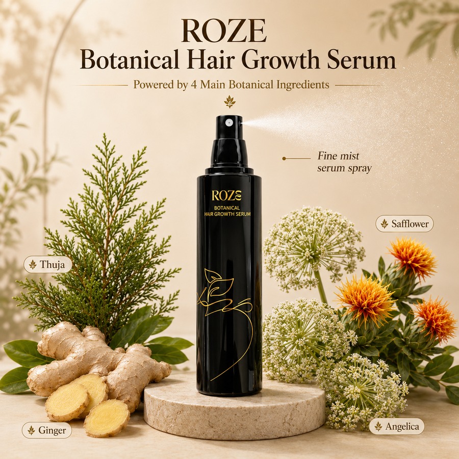 Roze botonical hair growth serum – ingredients