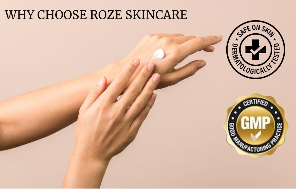 About Roze skincare products