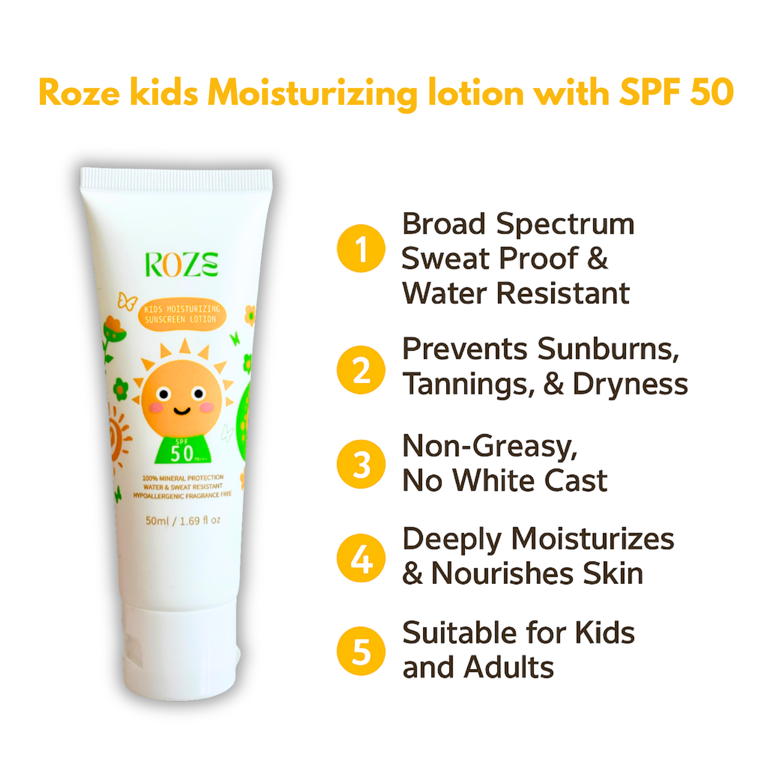 kids moisturizer with sunscreen with SPF 50
